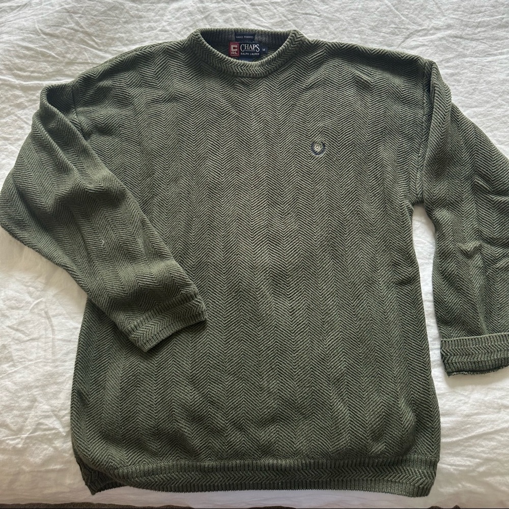 Green Chaps Ralph Lauren Sweater